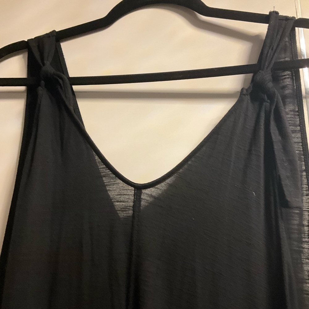 Black Jersey Romper 2X - Picture 2 of 4